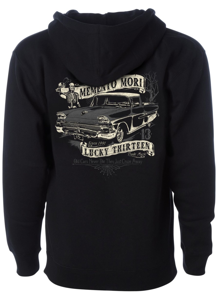 Mens Lucky 13 | The Dead Ranch Full Zip Heavyweight Hooded Sweatshirt