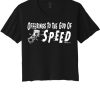 Womens Lucky 13 | Offerings To The God Of Speed Women'S Crop Top Tee - Black