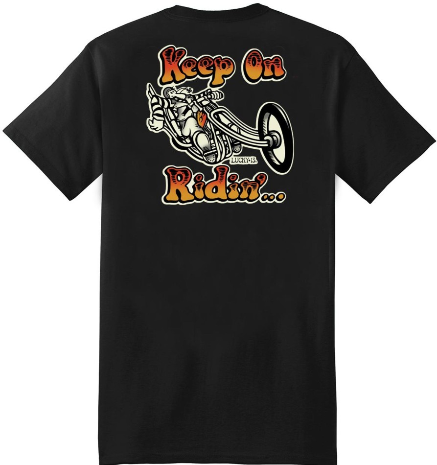 Mens Lucky 13 | Keep On Ridin' Classic Fit Tee