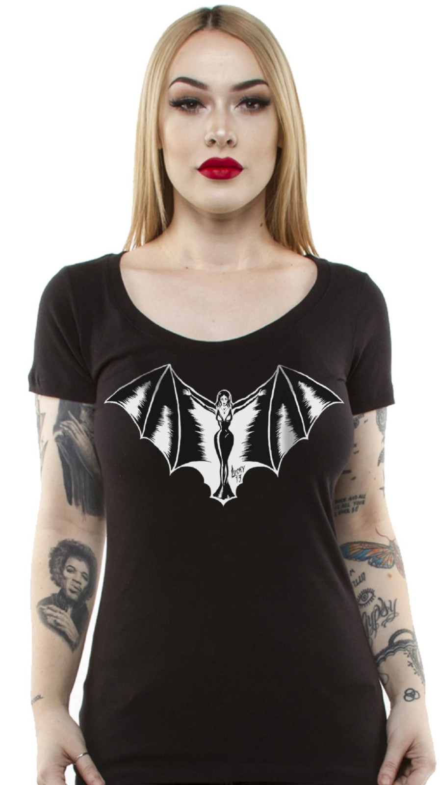 Womens Lucky 13 | Vampy Women'S Scoop Neck