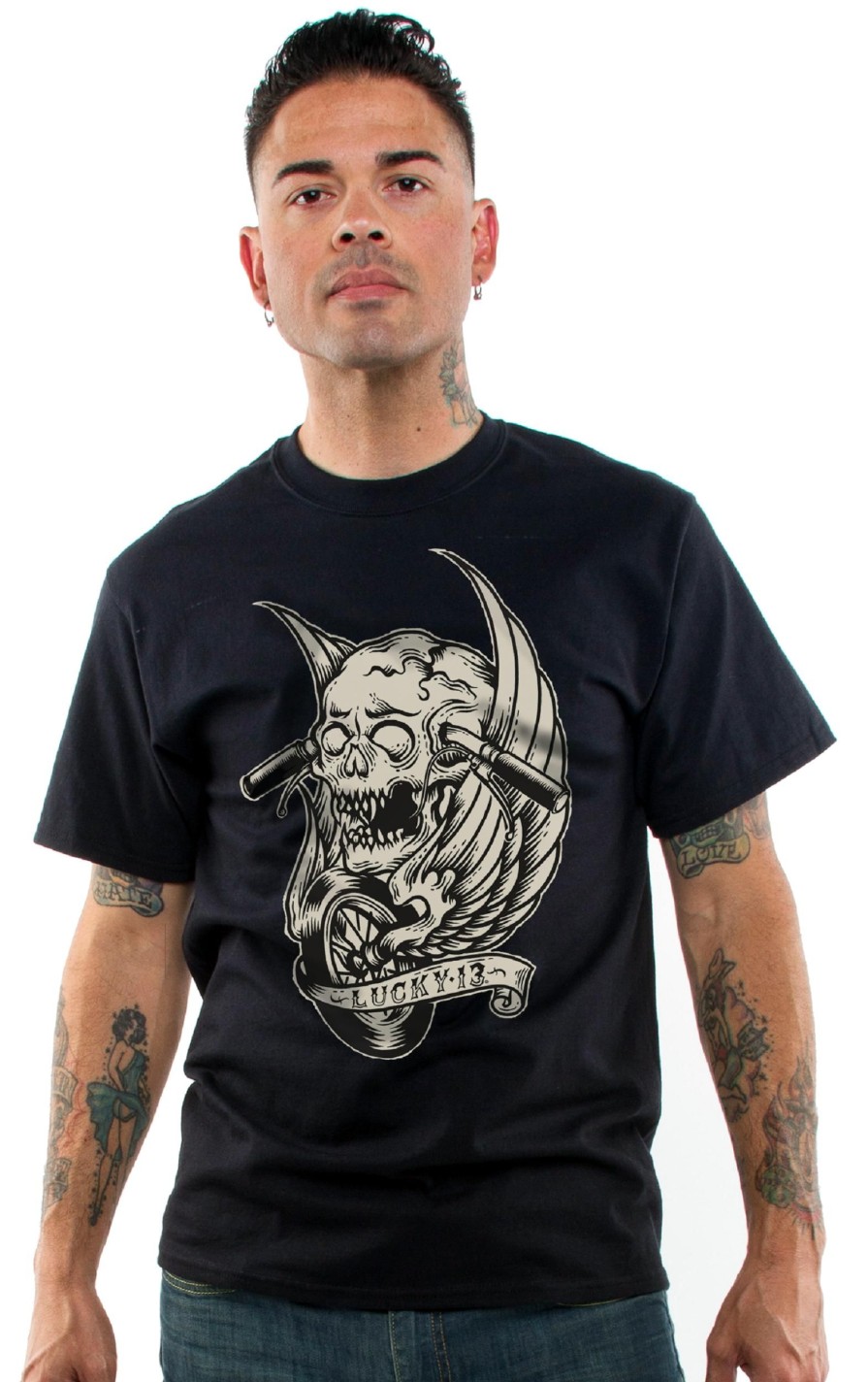 Mens Lucky 13 | The Grudge Classic Fit Tee