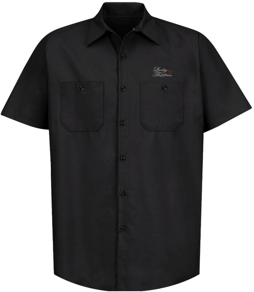 Mens Lucky 13 | The Skull Bobber Work Shirt