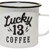 Coffee Lucky 13 | Lucky 13 Coffee Mug - 24 Oz. White **New**