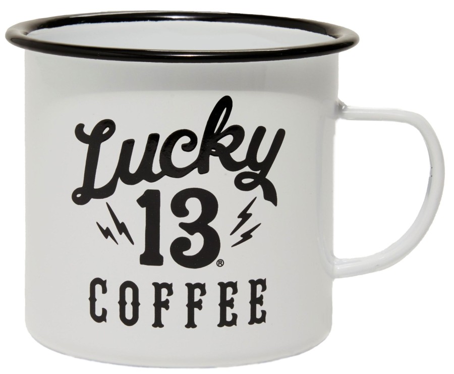 Coffee Lucky 13 | Lucky 13 Coffee Mug - 24 Oz. White **New**