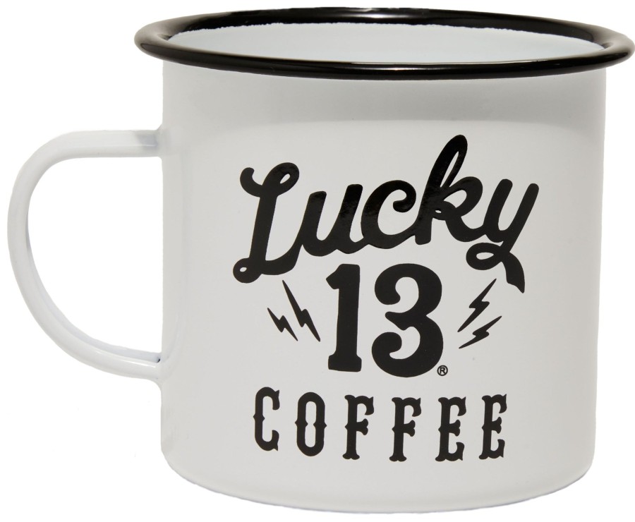 Coffee Lucky 13 | Lucky 13 Coffee Mug - 24 Oz. White **New**