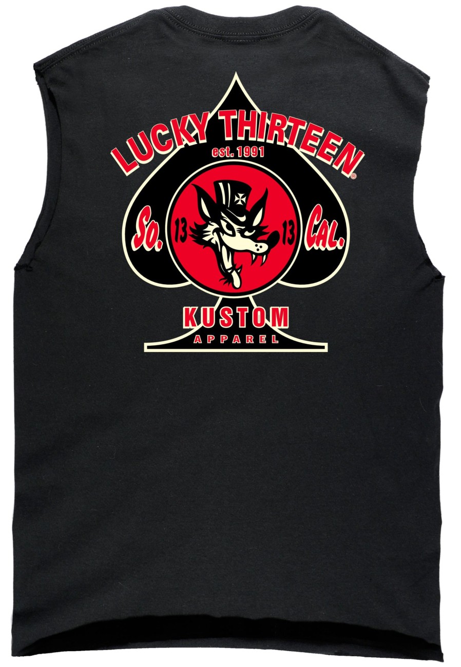 Womens Lucky 13 | The Wolfy Custom Women'S Muscle Tee