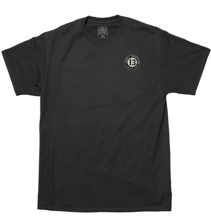 Mens Lucky 13 | The Black Sin Classic Fit Tee