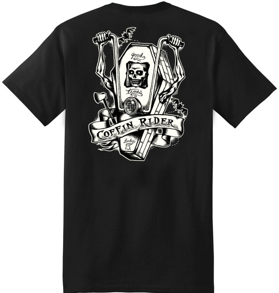 Mens Lucky 13 | The Coffin Rider Classic Fit Tee