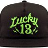 Accessories Lucky 13 | The Shocker Cap - Black/Fluorescent Green