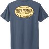 Mens Lucky 13 | Retro Oval All New Comfort Tee *New Style* Indigo