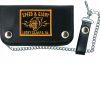 Accessories Lucky 13 | The Panther Head Wallet - Black/Gold