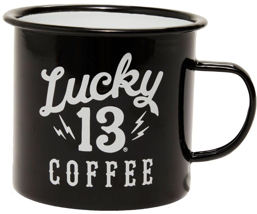 Coffee Lucky 13 | Lucky 13 Coffee Mug - 24 Oz. Black **New**