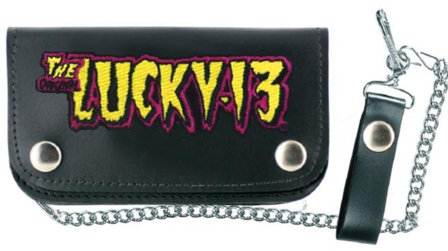 Accessories Lucky 13 | The Psychedelic Jungle 6" Patch Wallet - Yellow/Fuchsia