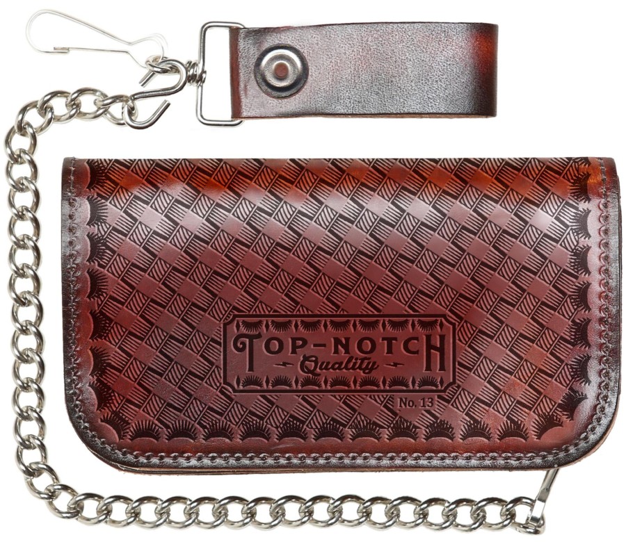 Accessories Lucky 13 | The Old Time Embossed Wallet - Antiqued