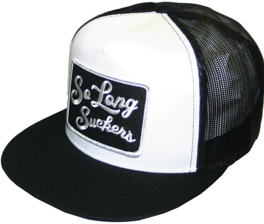 Accessories Lucky 13 | The So Long Suckers Trucker Cap - Black/White