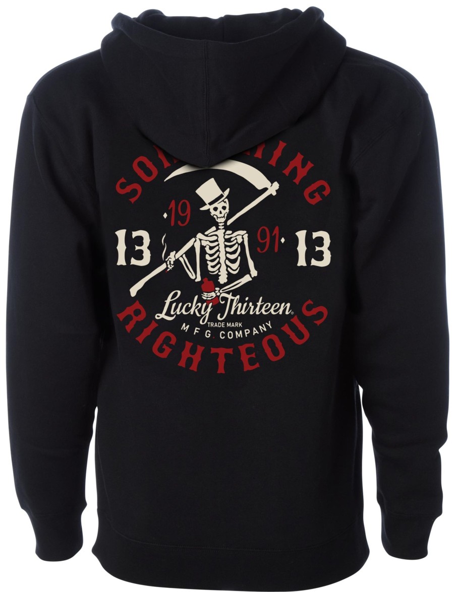 Mens Lucky 13 | The Something Righteousmidweight Full-Zip Hoodie