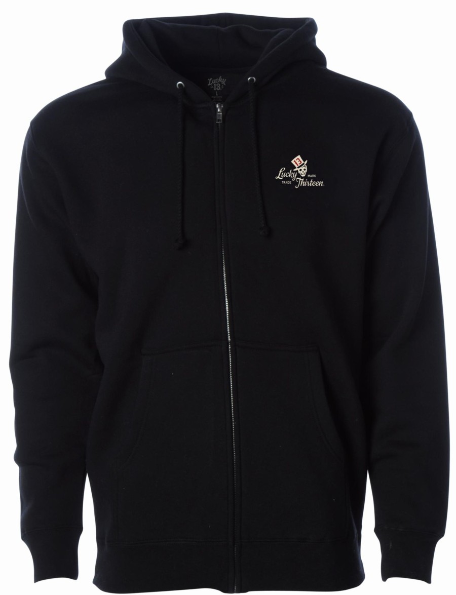 Mens Lucky 13 | The Something Righteousmidweight Full-Zip Hoodie