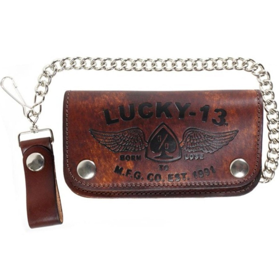 Accessories Lucky 13 | The Iron Horse Embossed Leather Wallet