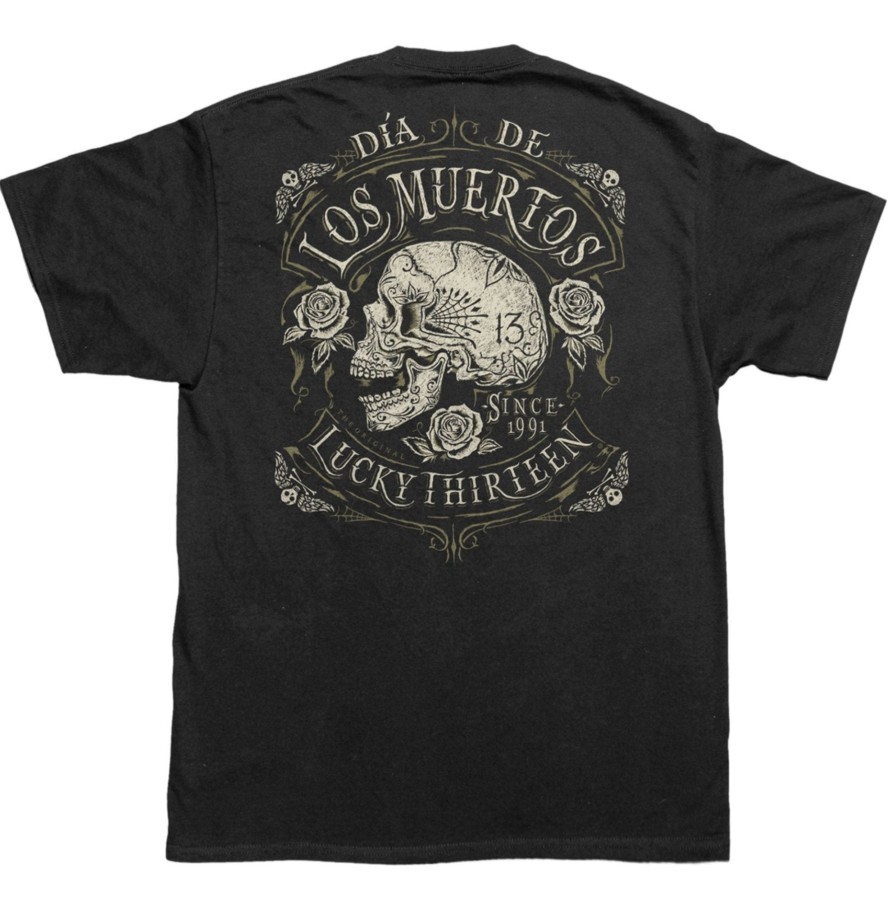 Mens Lucky 13 | The Dead Skull Classic Fit Tee