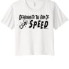 Womens Lucky 13 | Offerings To The God Of Speed Women'S Crop Top Tee - White