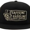 Accessories Lucky 13 | Caffeine And Gasoline Trucker Cap - Black **New**