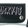 Accessories Lucky 13 | The Psychedelic Jungle 6" Patch Wallet - Black/White