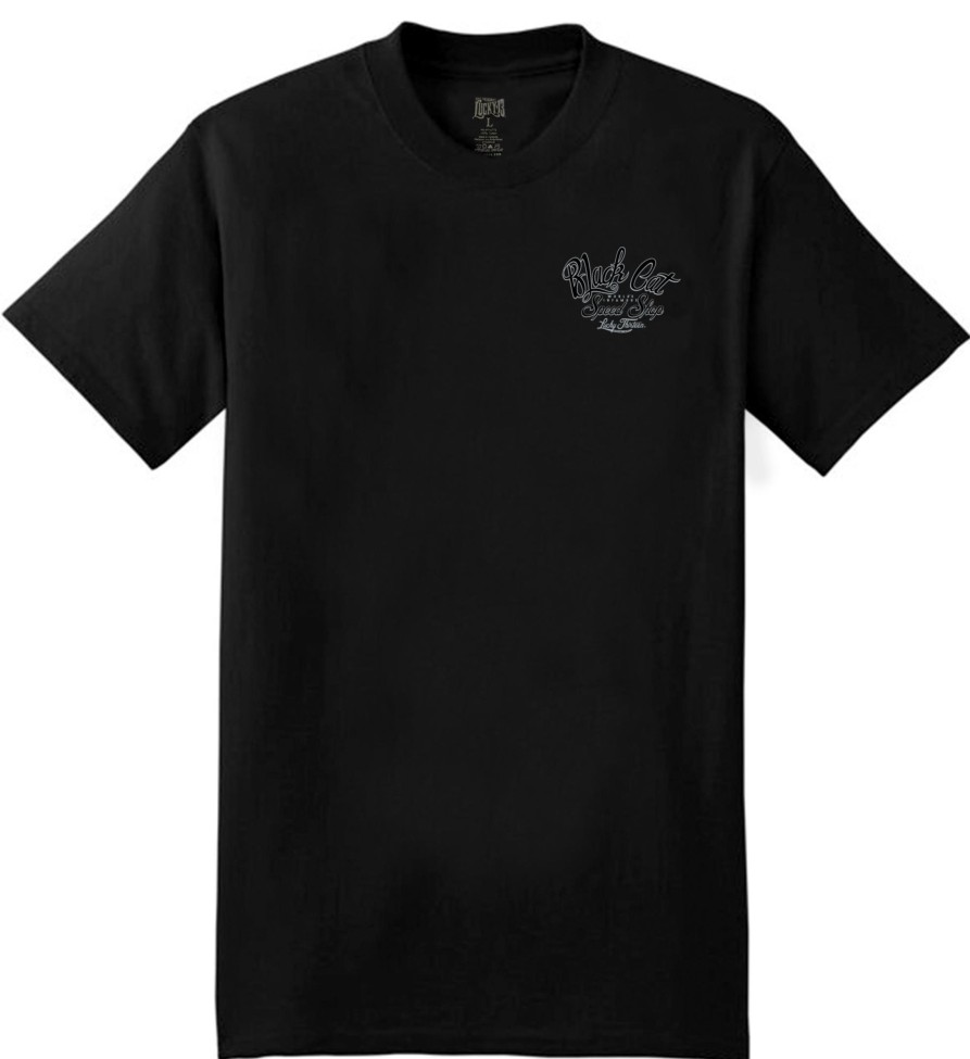 Mens Lucky 13 | The Black Cat Speed Shop Classic Fit Tee