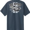 Mens Lucky 13 | Bad Mofo Classic Fit Tee -Steel Blue