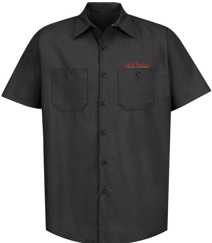 Mens Lucky 13 | The Rust Never Sleeps Work Shirt