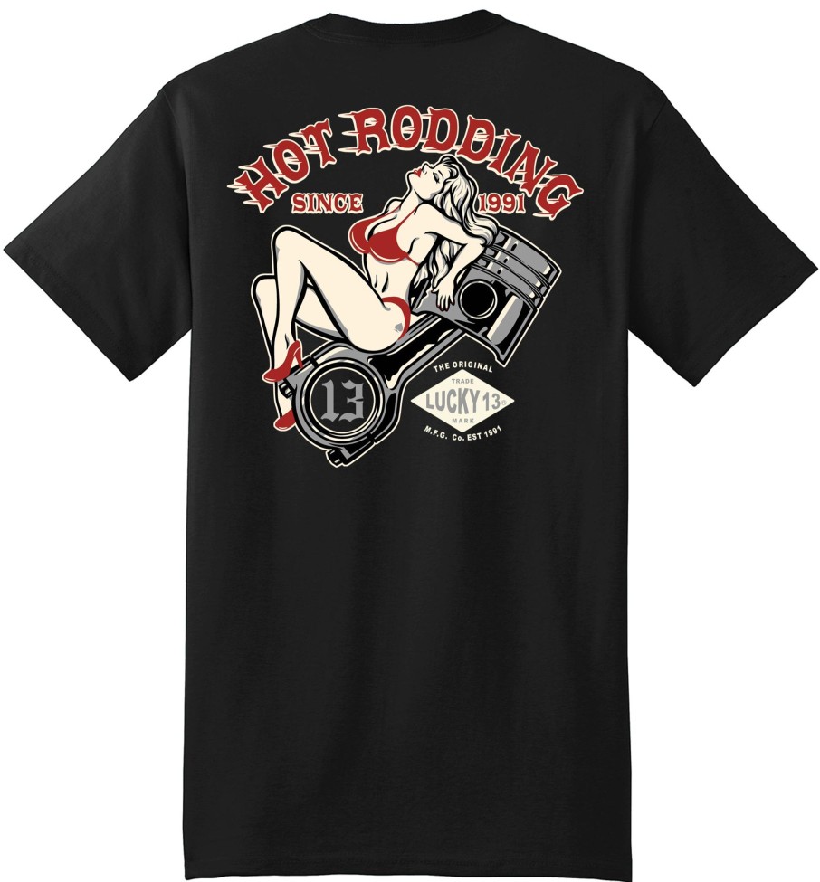 Mens Lucky 13 | The Piston Pin-Up Classic Fit Tee