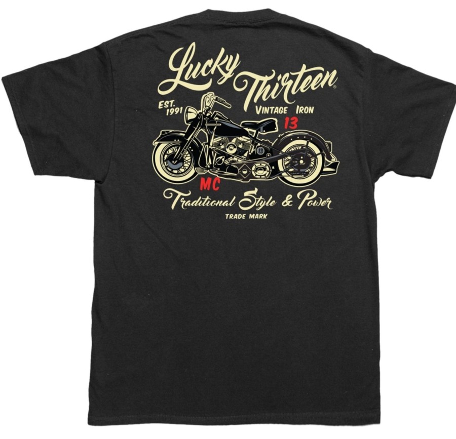 Mens Lucky 13 | The Vintage Iron Classic Fit Tee