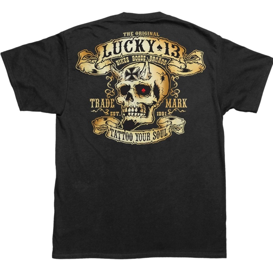 Mens Lucky 13 | The Booze Bikes & Broads Classic Fit Tee