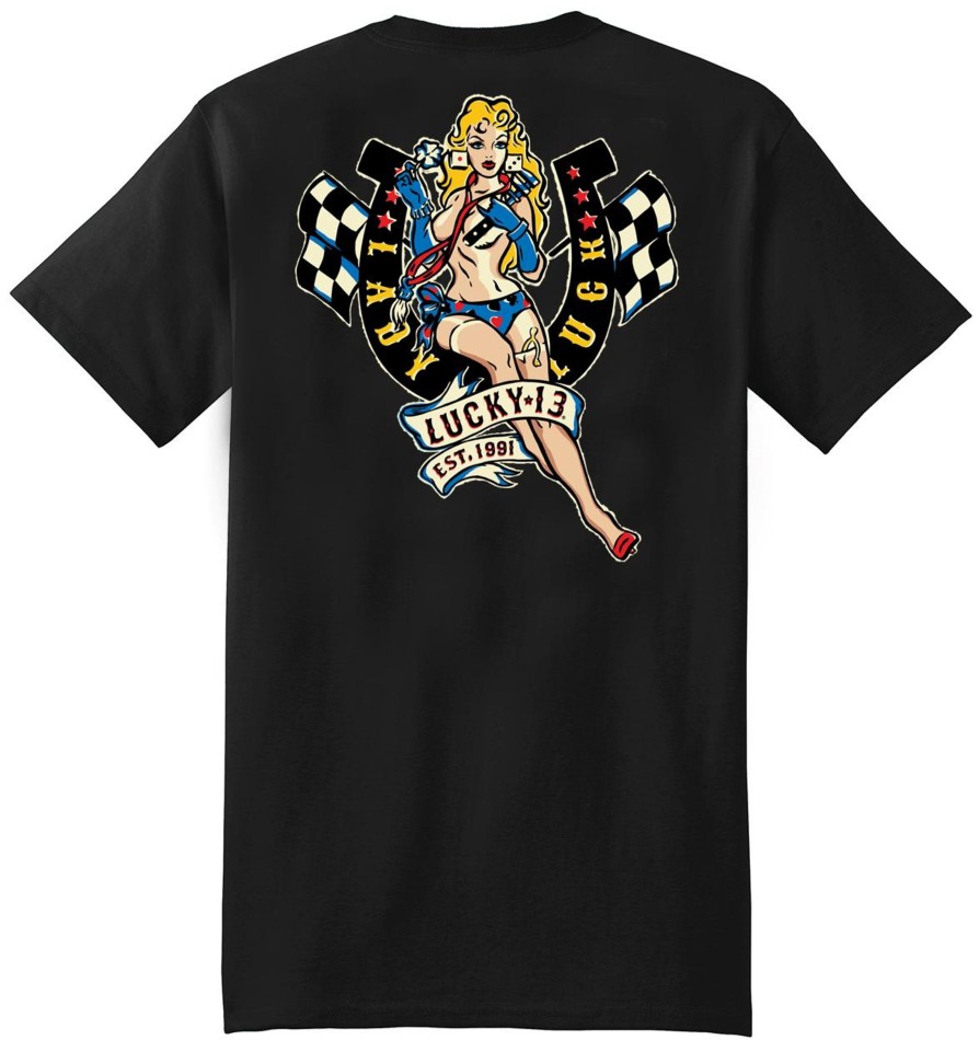 Mens Lucky 13 | The Lady Luck Classic Fit Tee