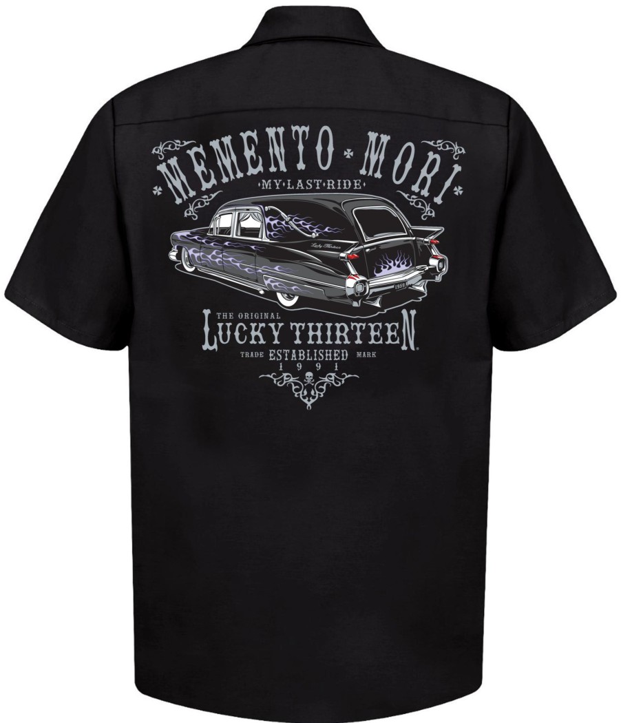 Mens Lucky 13 | The Last Ride Work Shirt