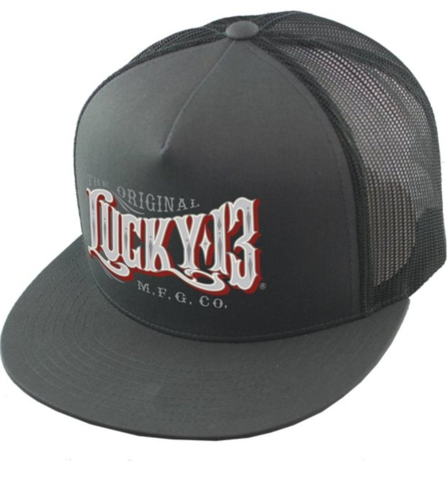 Accessories Lucky 13 | The Old Towne Cap - Charcoal