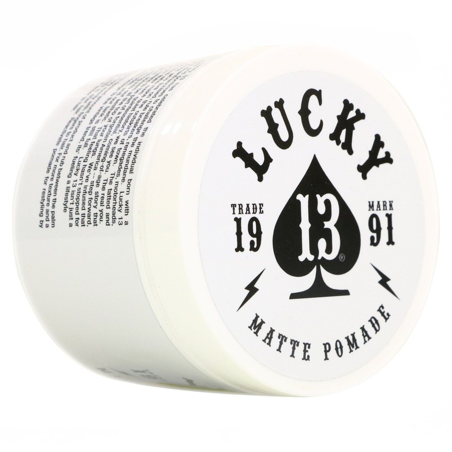 Hair Products Lucky 13 | Matte Pomade (Strong Hold/Matte Finish)