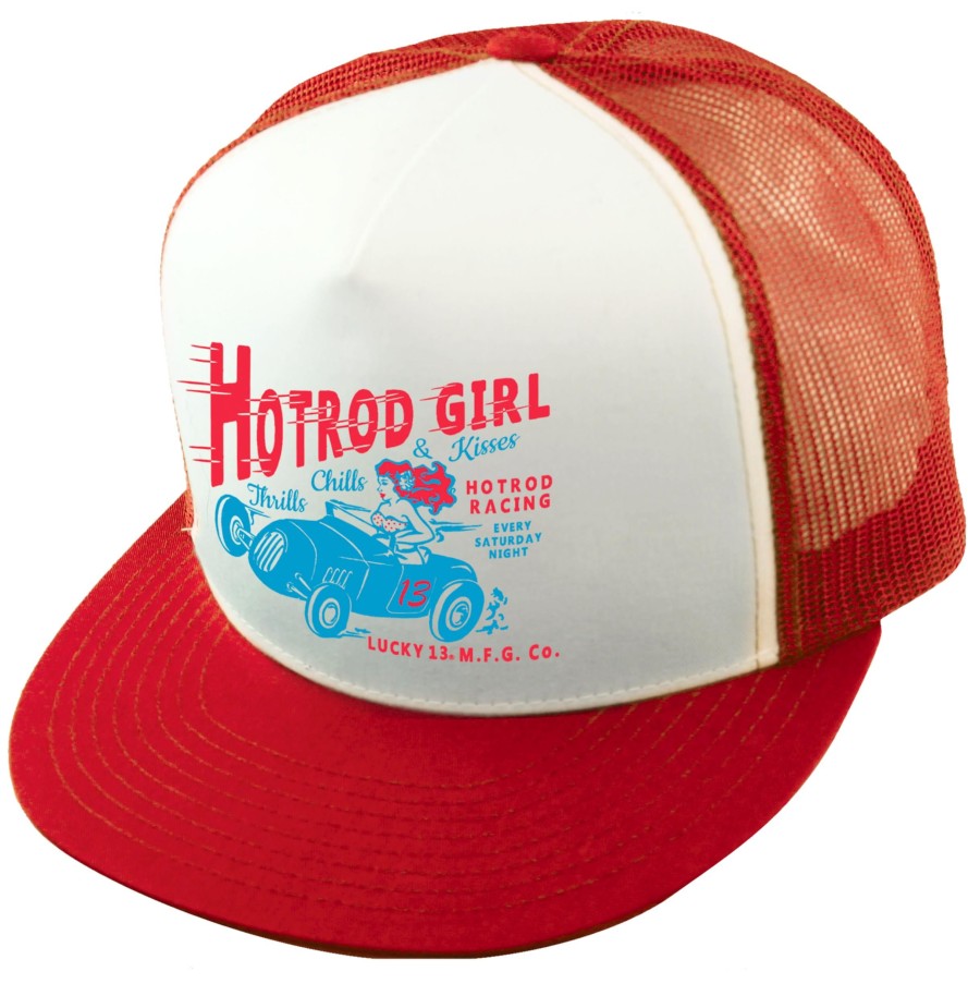 Accessories Lucky 13 | The Hot Rod Girl Trucker Cap