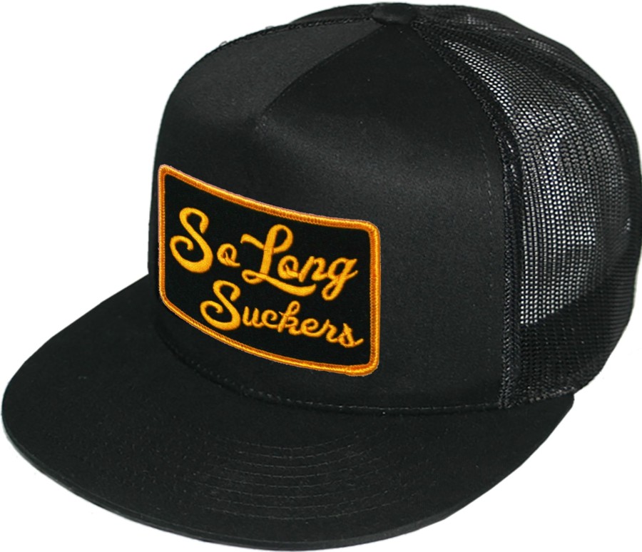 Accessories Lucky 13 | The So Long Suckers Trucker Cap - Black