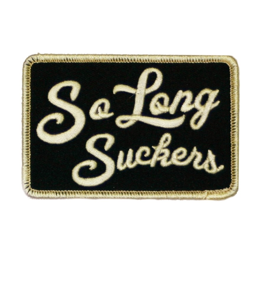 Accessories Lucky 13 | The So Long Suckers Patch -Black/Bone