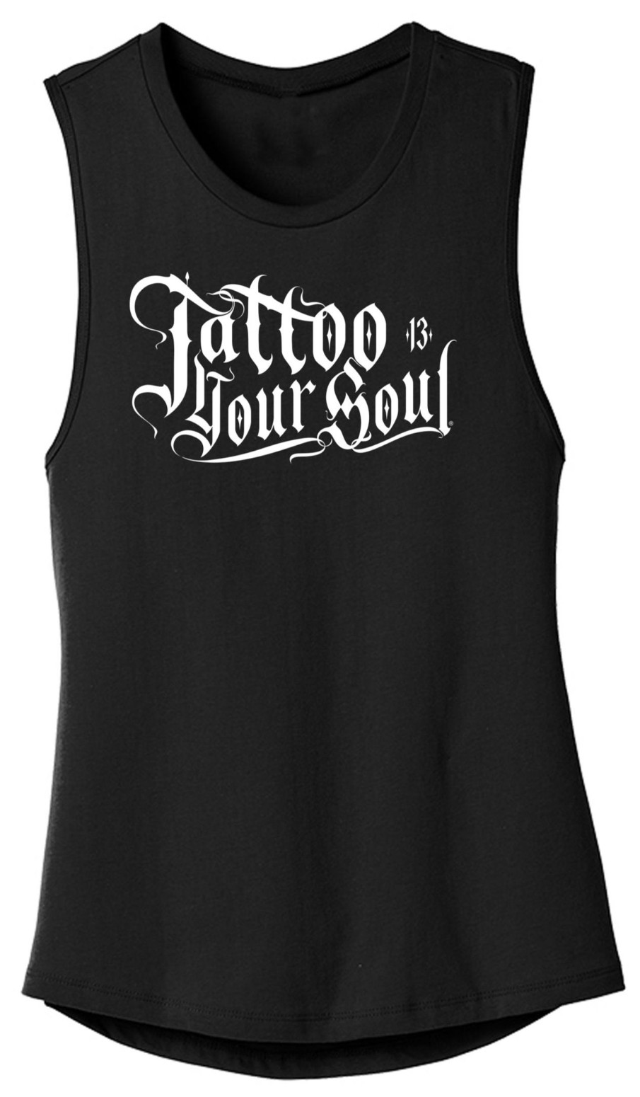 Womens Lucky 13 | Tattoo Your Soul Women'S Muscle Tank - Black